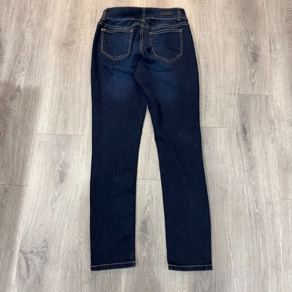 Massini Curvy Skinny Jeans Womens 4 Dark Blue Stretch Denim 27x29.5 - Picture 2 of 7